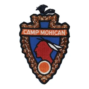 Vintage CAMP MOHICAN Boy Scout PATCH Robert Treat Council BSA Arrowhead - Picture 1 of 5