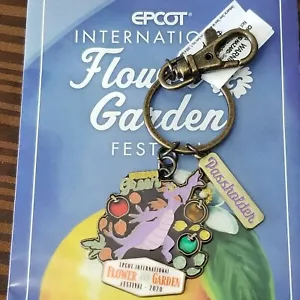 Llavero Epcot 2020 Festival de Flores y Jardines con soporte de pase parques Disney - Imagen 1 de 1