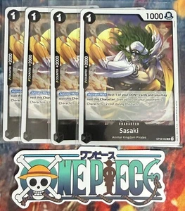 4x One Piece OP08-082 R Sasaki - Inglés - Juego - TCG - Imagen 1 de 1