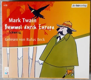 Mark Twain · Bummel durch Europa 'Schweiz' gelesen von Rufus Beck · 4 CDs - Bild 1 von 4