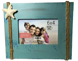 Coastal Bilderrahmen Distressed Türkis Blau Grün Baum Galerie - Bild 1 von 8