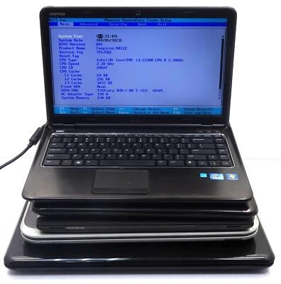 Lote 5 Mix Dell Inspiron & Vostro Core i3 2ª Geração 4GB RAM Sem HD - Notebooks - Imagem 1 de 4