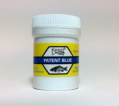 Keen Carp Farbstoff Patent Blue 15g Dose color powder - Bild 1 von 2
