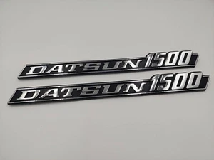 DATSUN 521 620 720 1500 J15 PICKUP TRUCK SIDE EMBLEMS BADGE 1 PAIR NEW - Picture 1 of 8
