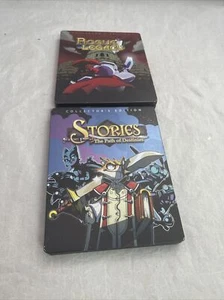 Lot Of 2 The Path Of Destinies And Rogue Legacy  Steelbook PC Game Indiebox - Picture 1 of 5
