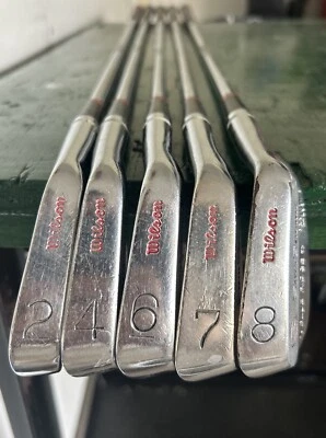 Wilson Sam Snead Blue Ridge Golf Clubs 2, 4, 6,7,8 Irons RH Steel Shafts (5) - Image 1 of 4