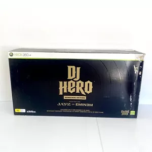 DJ Hero Renegade Edition feat. Jay-Z & Eminem w/ Turntable Bundle Xbox 360 - NEW - Picture 1 of 12