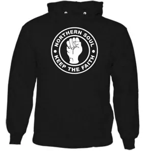 Northern Soul Keep The Faith Mens Music Hoodie Dance Motown MOD Scooter - Picture 1 of 18