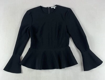 BLUSA ELIZABETH AND JAMES MUJER TALLA 2 CAMPANA NEGRA MANGA LARGA ACAMPANADA Foto 1 de 4