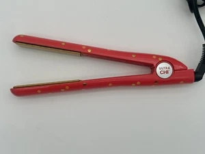 Ultra CHI Pink Spots 1" Flat Iron Temp Control Ulta Exclusive Hair Straightener - Picture 1 of 5