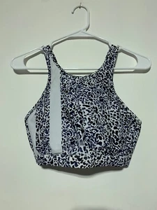 Athleta Women Size 34 D/DD Zimbabwe High Neck Swim Bikini Top 591247 - Picture 1 of 7
