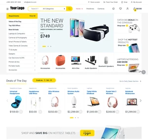 Electronic eCommerce Website Design with Free VPS Web Hosting & Installation - Picture 1 of 7