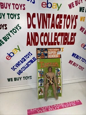Vintage 1972 Mego Tarzan WGSH Action Figure Kresge Sealed RARE 🔥 - Image 1 of 4