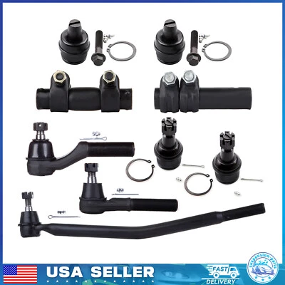 Junta rótula de extremos de varilla de amarre delantera de dirección para Ford E-250 E-350 Super Duty Econoline Foto 1 de 4