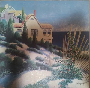 Beautiful Painting Of House 20 " W X 16 " H - Picture 1 of 1