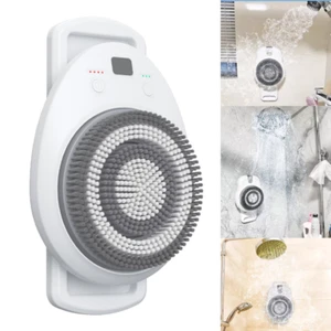 Electric Back Bath Brush Wall-mounted Intelligent Bathing Machine W/ Spare Brush - Picture 1 of 13