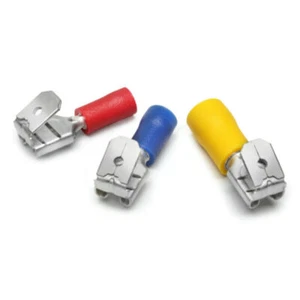 Terminali Piggy Back Spide Connettori Elettrici Isolati Crimpare Rosso-Blu-Giallo - Foto 1 di 4