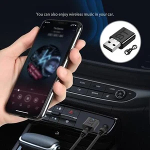 2 in 1 USB Bluetooth 5.0 Transmitter & Receivers Audio For TV/PC/Ca A8V2 P6I3 - Picture 1 of 17