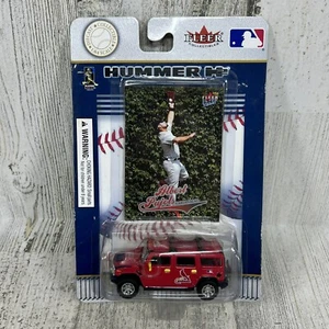 Coche fundido a presión y tarjeta Albert Pujols Hummer H2 St Louis Cardinals Fleer 2004 - NUEVO - Imagen 1 de 5