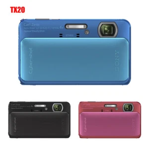 Sony Cyber-shot DSC-TX20 16.2MP Vintage Digital Camera w/SD Card,Battery,Charger - Picture 1 of 9