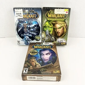 World Warcraft Bundle Lot 3x Base Game Expansions PC Games Windows Complete? - Picture 1 of 8