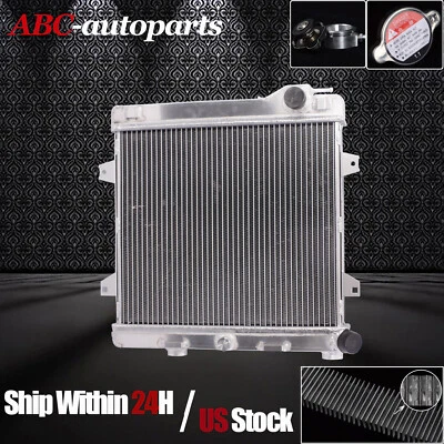 Radiador completo de aluminio de 2 filas para BMW M3 E30 1988-1991 1989 1990 (COMO NUEVO) 2,3 L l4 Foto 1 de 4