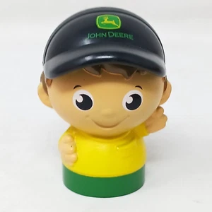 John Deere Mega Bloks Lil' Tractor Driver Buddy Figure Only Round Bottom #J13 - Picture 1 of 8