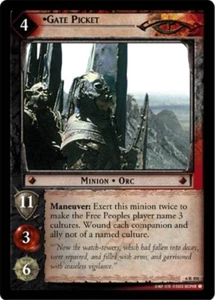 Lord of The Rings LOTR CCG TCG Ents Fangorn 6R101 Gate Picket - Picture 1 of 1