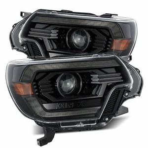 AlphaRex LUXX LED Projector Headlights Plank Style Alpha for 12-15 Toyota Tacoma - Picture 1 of 10