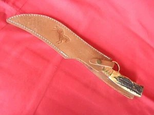 COLT CT 806 LARGE FIXED BLADE KNIFE STAG HANDLES - Picture 1 of 8