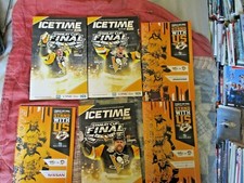 2017 STANLEY CUP FINALS PROGRAM SET OF 6 PITTSBURGH PENGUINS NASHVILLE PREDATORS