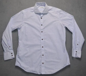 Twillory Button Up Shirt Mens 16 32/33 Button Up Tailored Fit Geometric Casual - Picture 1 of 11