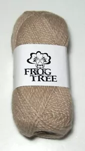 10 Balls of FROG TREE 100% ALPACA WOOL Sport Weight Yarn Color #004 SAND - Picture 1 of 1