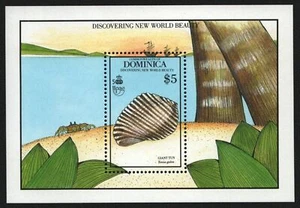 Dominica 1990 - Mi-Nr. Bloque 167 ** - Estampillada sin montar o nunca montada - Caracoles marinos / Caracoles marinos - Imagen 1 de 1