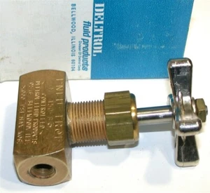 Bis zu 95 neue Deltrol 1/8" Pneu-Trol 5.000 PSI Messing Kugel Nadelventil M-150-B3  - Bild 1 von 1