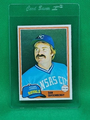 ⚾1981 O-Pee-Chee OPC #206 DAN QUISENBERRY⚾РЕДКИЙ серый сзади NR-новый почти как новый или лучше - Изображение 1 из 2