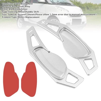 Steering Wheel Paddle Shifter Extension For Smart Aluminium Silver Foto 1 de 4