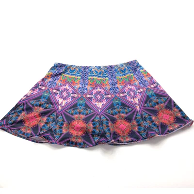 Lucky In Love L/12 (подходит 31 дюйм) юбка шорты 3» шорты по всему печати абстрактный новом - Изображение 1 из 4