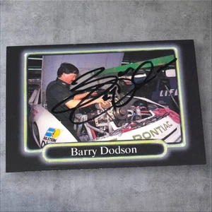Barry Dodson ALL PRO CREW CHIEF 1990 MAXX #115 VINTAGE NASCAR CHAMP signed card - Picture 1 of 1