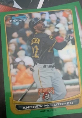 Lote Bowman 2012 cromo - cromo verde Foto 1 de 4