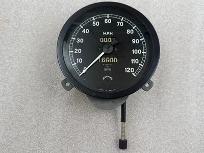 Jaguar Mk7 Smiths Speedometer Reconditioned Speedo Cable Drive 0-120 X70717/35 - Image 1 of 4