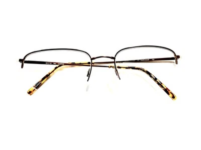 Monturas para gafas Flexon 606 CAFÉ marrón cuadrado medio borde 54-19-140 Foto 1 de 3