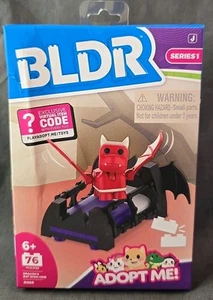 BLDR Adopt Me! Dragon & Bat Wing Crib Building Set #0069 NEW w/ CODE Jazwares - Picture 1 of 3