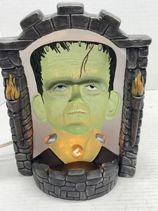 Halloween Frankenstein illumina il viso in ceramica dipinta a mano - Foto 1 di 11