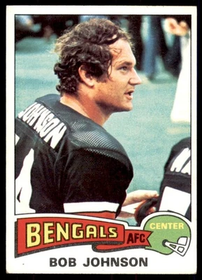1975 Topps Bob Johnson Cincinnati Bengals #412 EX - Image 1 of 2