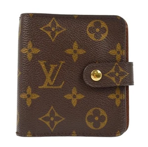 Louis Vuitton Monogram Compact Zip Wallet M61667 SD0093 XX07088 - Picture 1 of 8