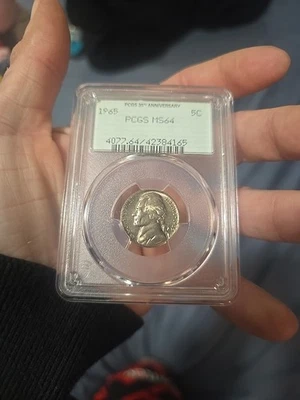1965 Jefferson Nickel PCGS MS64 5C - OGH - Brilliant Uncirculated 5 Cents - Image 1 of 2