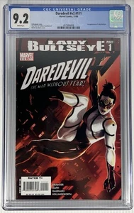 Daredevil #111 Vol 2 Key CGC 9.2 1st Lady Bullseye Marvel 2008 Marko Djurdjevic - Picture 1 of 7