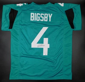 Tank Bigsby Signed Autographed Jacksonville Jaguars Teal Football Jersey JSA COA - Picture 1 of 3