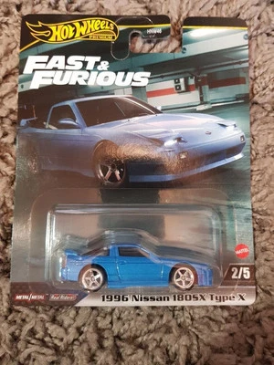 Hot Wheels Fast And Furious Nissan 180sx Type X Jdm Drift 200 240 S13 14 Premium